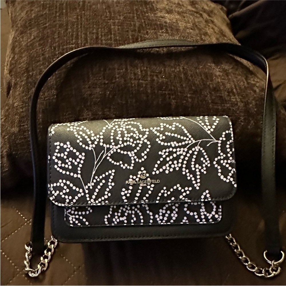 Karl Lagerfeld cross body bag NWOT - Picture 2 of 9